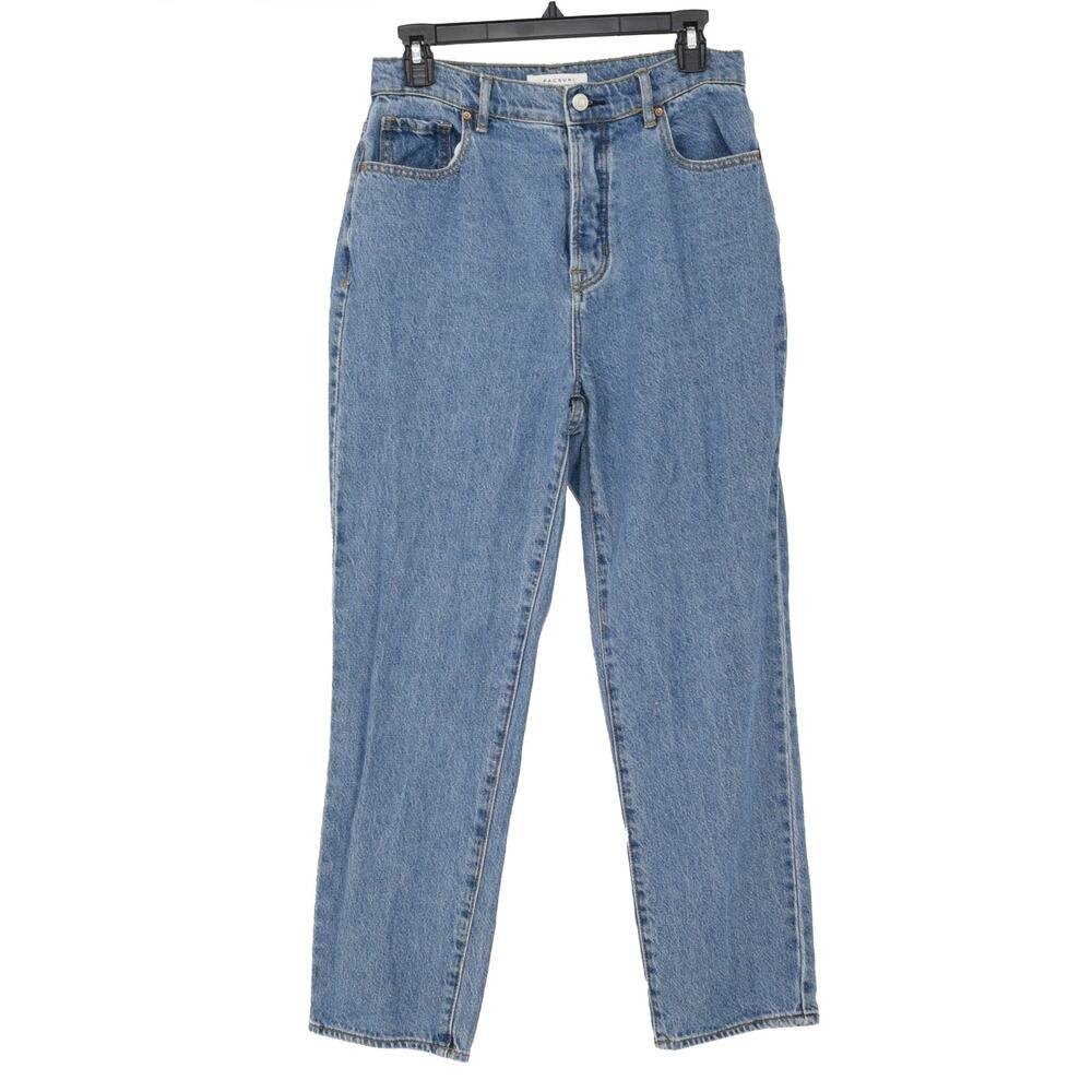 PACSUN Size 27 High Rise Button Fly Straight Leg Relaxed Fit Mom Jeans